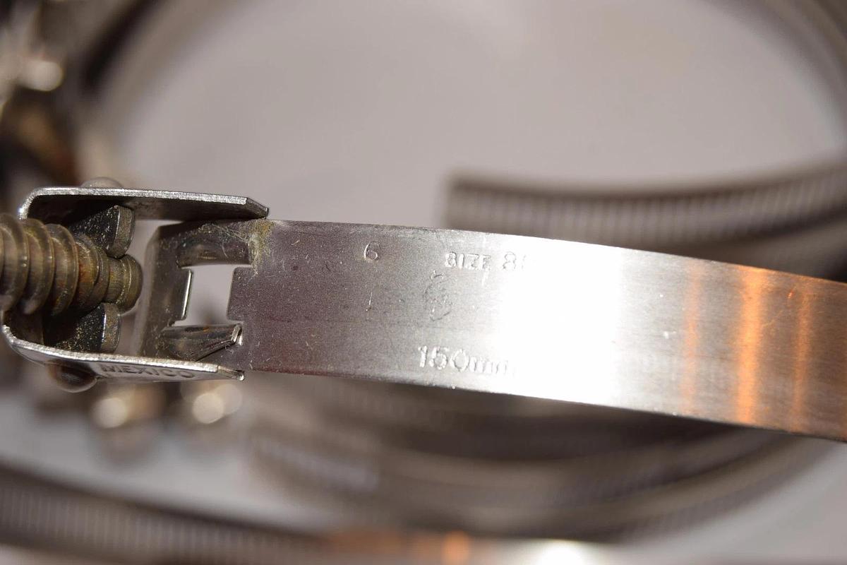 Used Ideal Snaplock Size 88 , 150mm Stainless Steel Hose Clamp (Lot of 31)