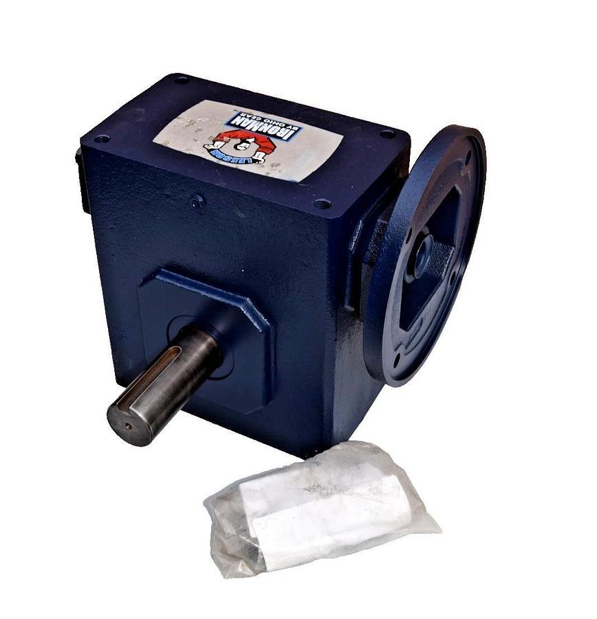 IronMan Ohio Gearbox Worm Speed Reducer W8420292.00 BMQ842-15-180-L 15:1 NOS