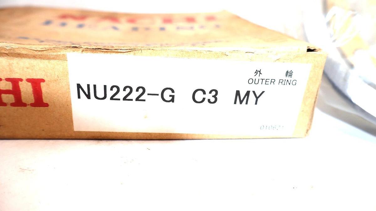 (NEW) NACHI NU222-G C3 MY , NU222-G C3 Cylindrical Roller Bearing