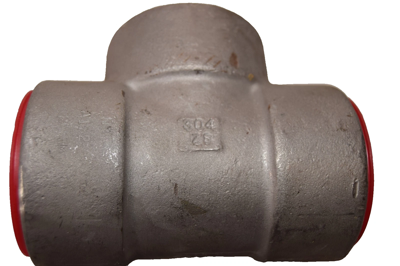 Pipe Tee 2" x 2" x 2 3MSW Socket Weld 304 ZS Stainless Steel A182 216