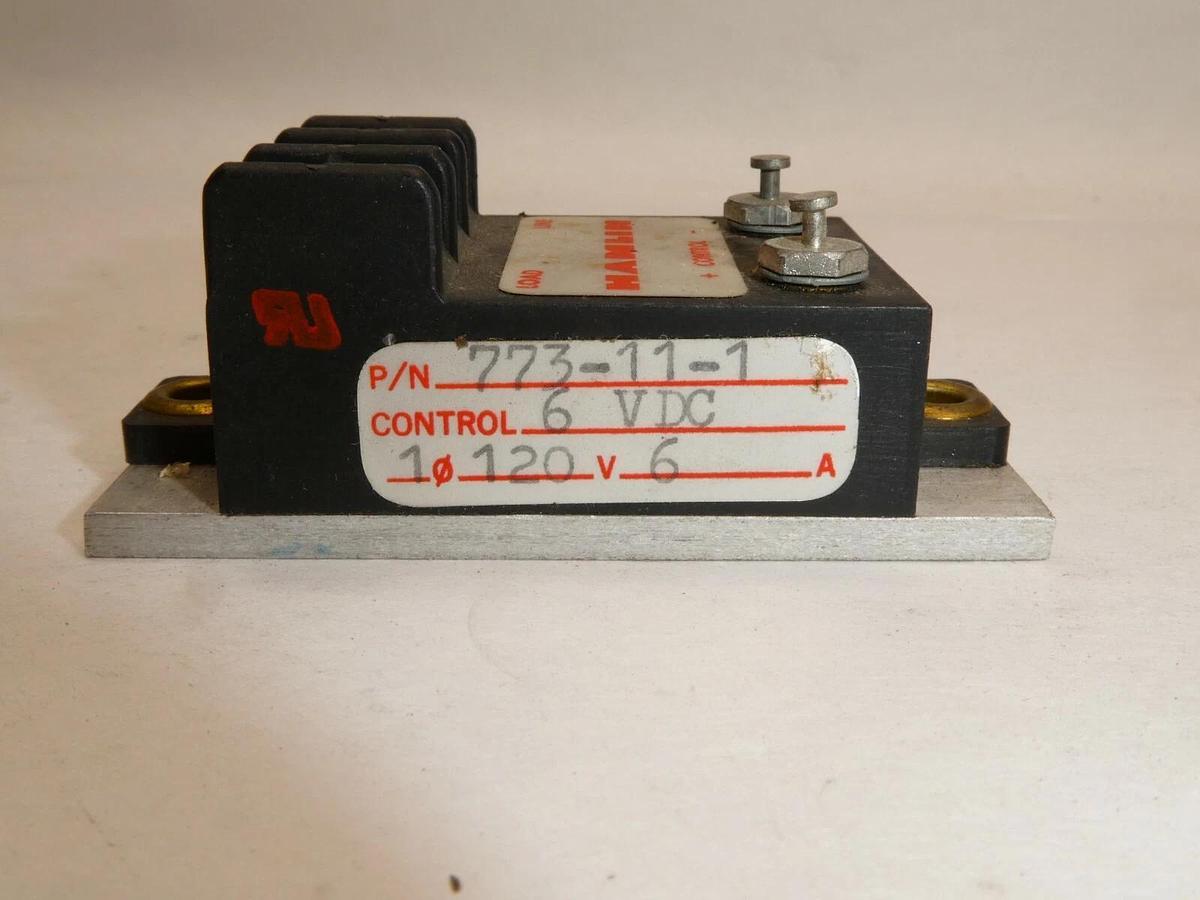 Used HAMLIN 773-11-1 6Vdc 120V 6Amp A Solid State Relay