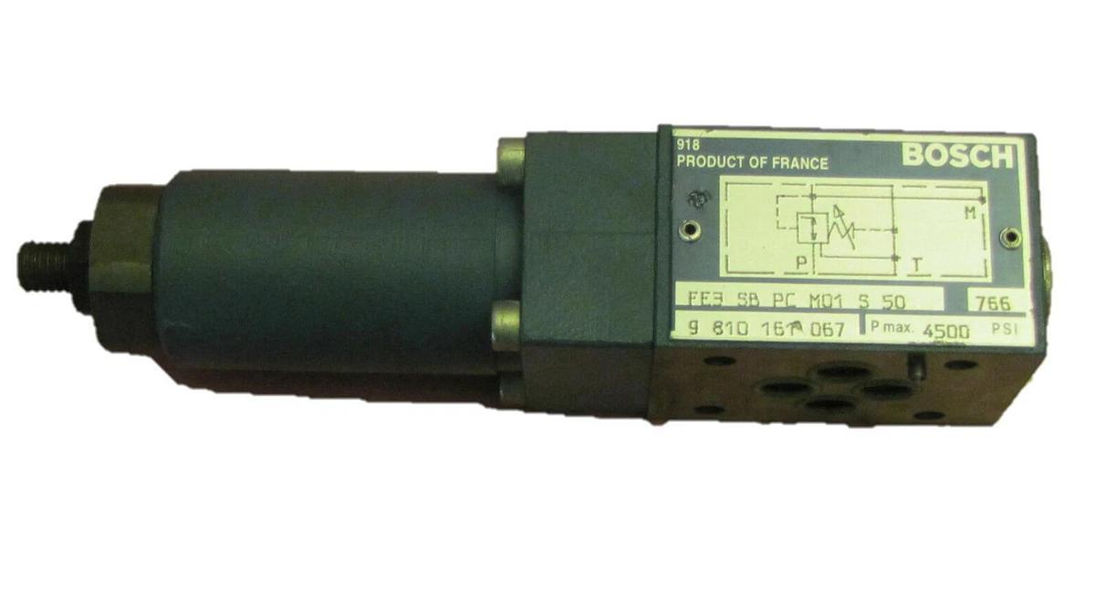(New) BOSCH RELIEF VALVE  FE3 SB PC M01 S 50  9 810 151 067 , FE3SBPCM01S50