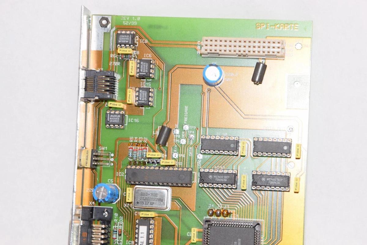 Used RHODE & SCHWARZ SPI-KARTE Rev 1.0 0899A Cy7C133 Dual Ported Ram Circuit Board
