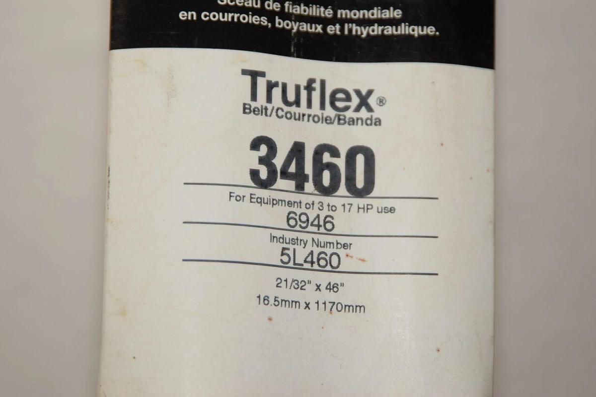 (NEW) GATES 3460 5L460 21/32" x 46" Truflex V-Belt