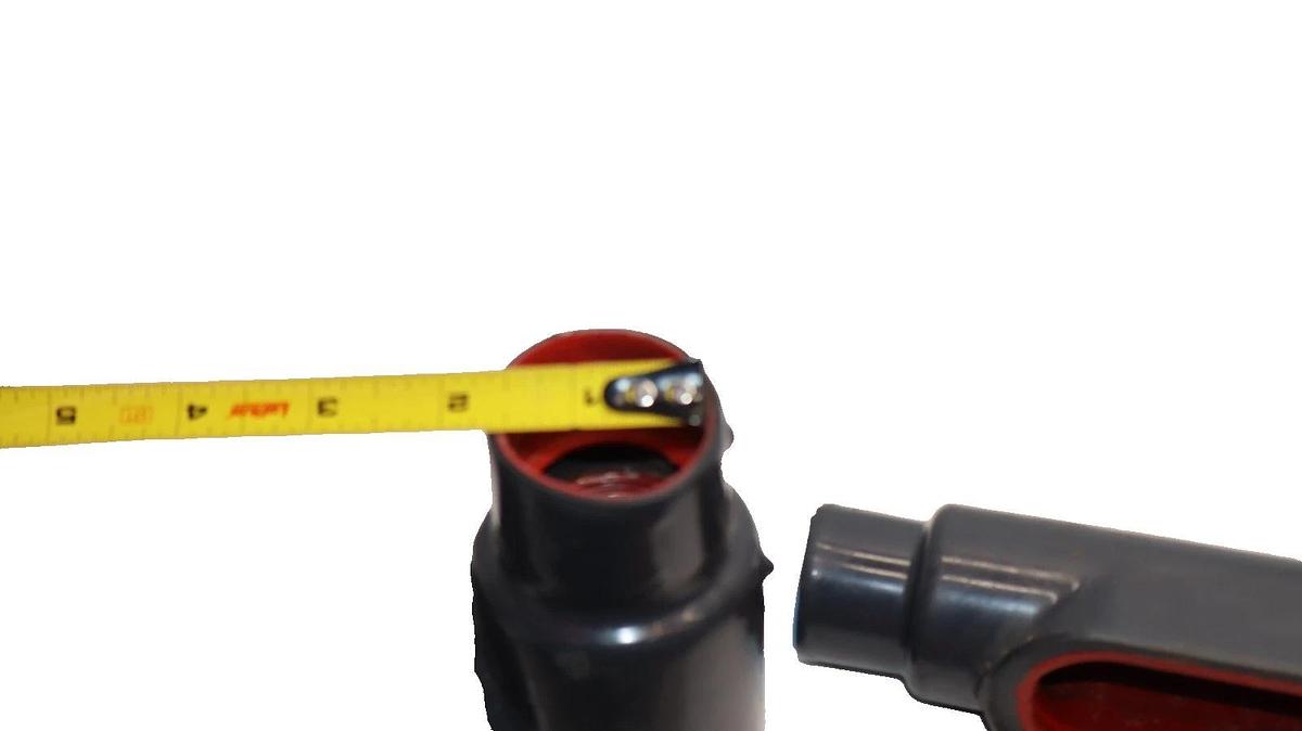 Used Plasti-Bond RedH20T 90° Conduit Body (Lot of 5)