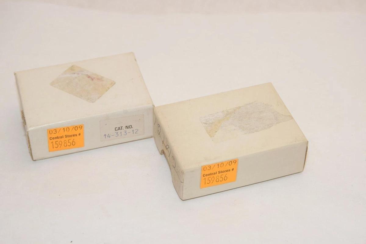 (NEW - Lot of 2 Boxes) FISHERBRAND 14-313-12 812556 Filter Paper Discs 20mm 3/4"