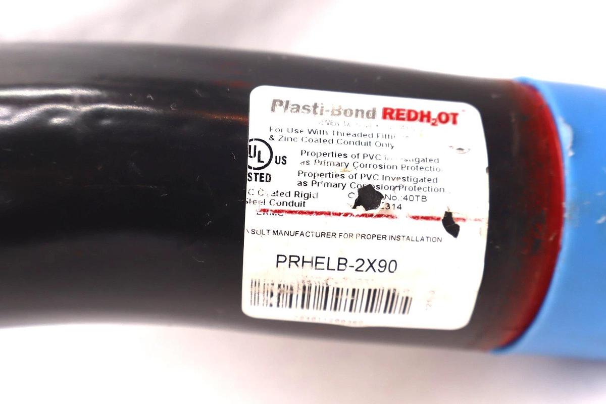 Plasti-Bond PRHELB-2X90 2" x 90° RedH2OT Conduit Elbow Fitting (New)