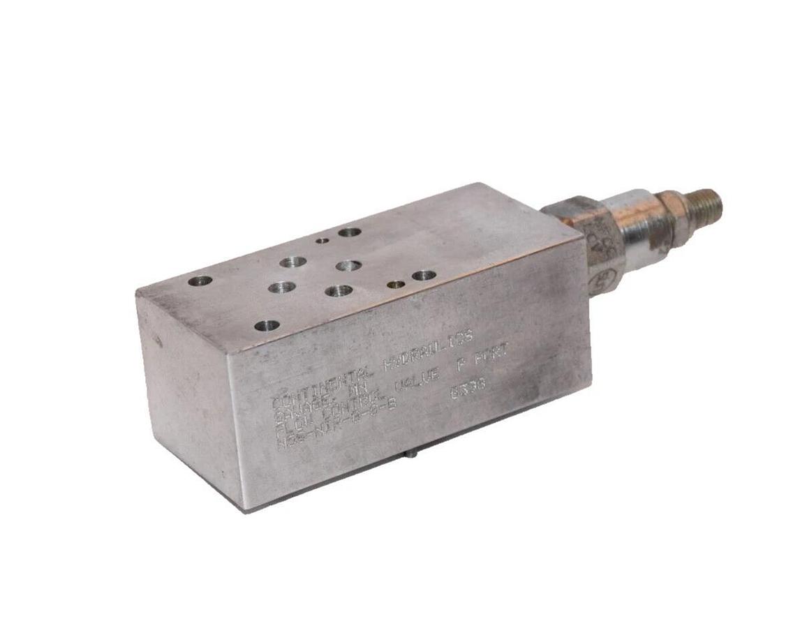 Used CONTINENTAL HYDRAULICS N5S-NIP-G-S-B Flow Control Valve
