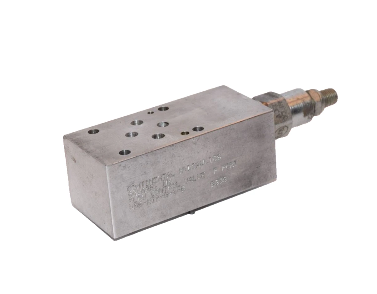 Used CONTINENTAL HYDRAULICS N5S-NIP-G-S-B Flow Control Valve