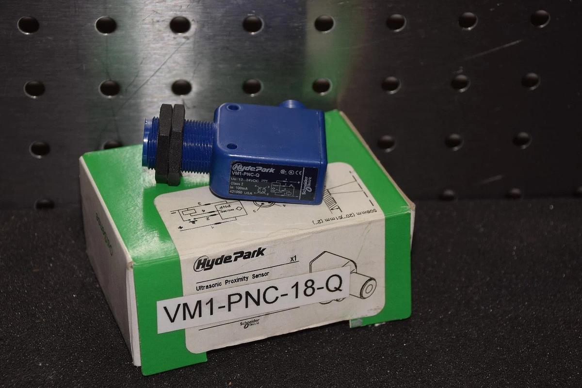 HYDE PARK VM1-PNC-18-Q VM1-PNC-Q 12...24VDC 100mA PROXIMITY SENSOR NEW