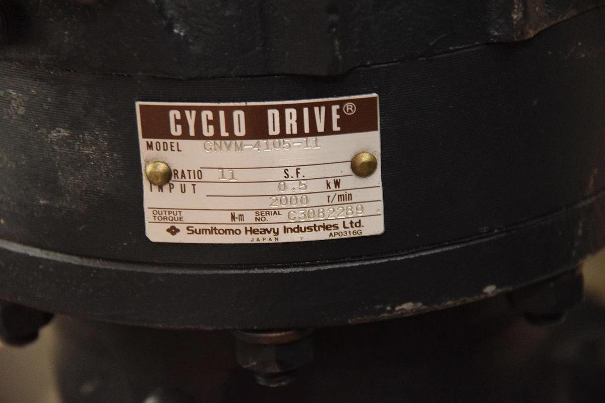 Used Mitsubishi HC-SFS52G1 0.5kW AC Servo Motor with Cyclo Drive CNVM-4105-11