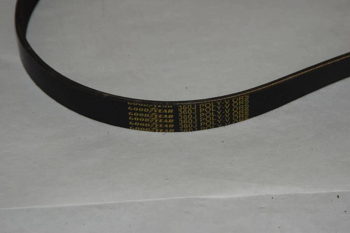 (New) Goodyear Belt Ribbed 8 Rib 360J POLY-V ORS  360JPOLY-VORS 360 J 360-J