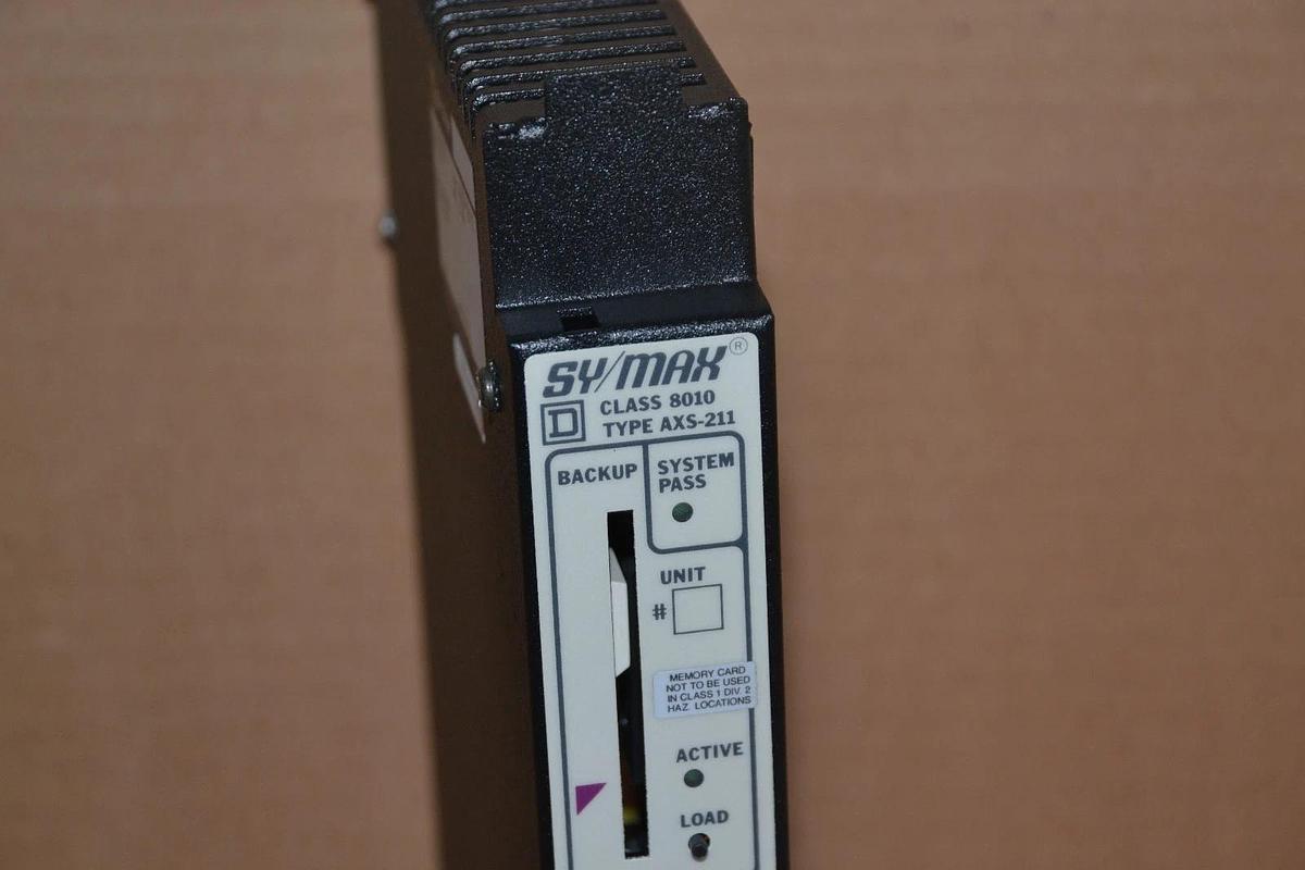 SQUARE D SYMAX AXS-211 AXS 211 CLASS 8010 SERIES B 5 VDC 3.5 MODULE NEW