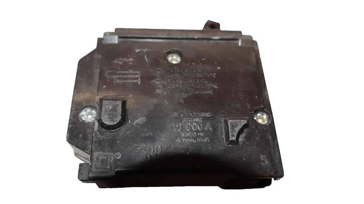 Used Square D Circuit Breaker 20A 20 Amp HOM120-U 1p 1  Pole(Lot of 3)
