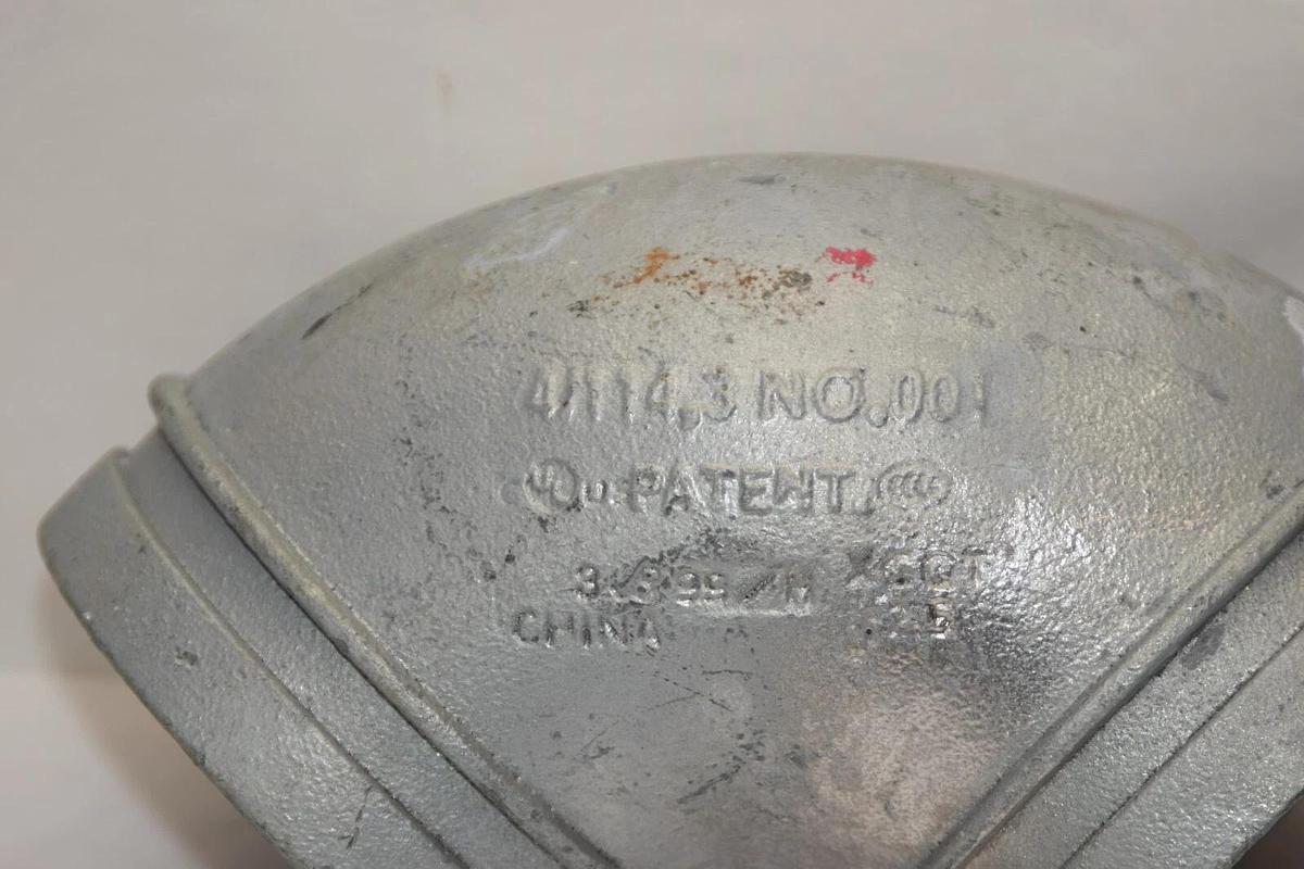 VICTAULIC 4" 4/114.3 001 Firelock Grooved Galvanized 90° 90 Degree Elbow (NEW)
