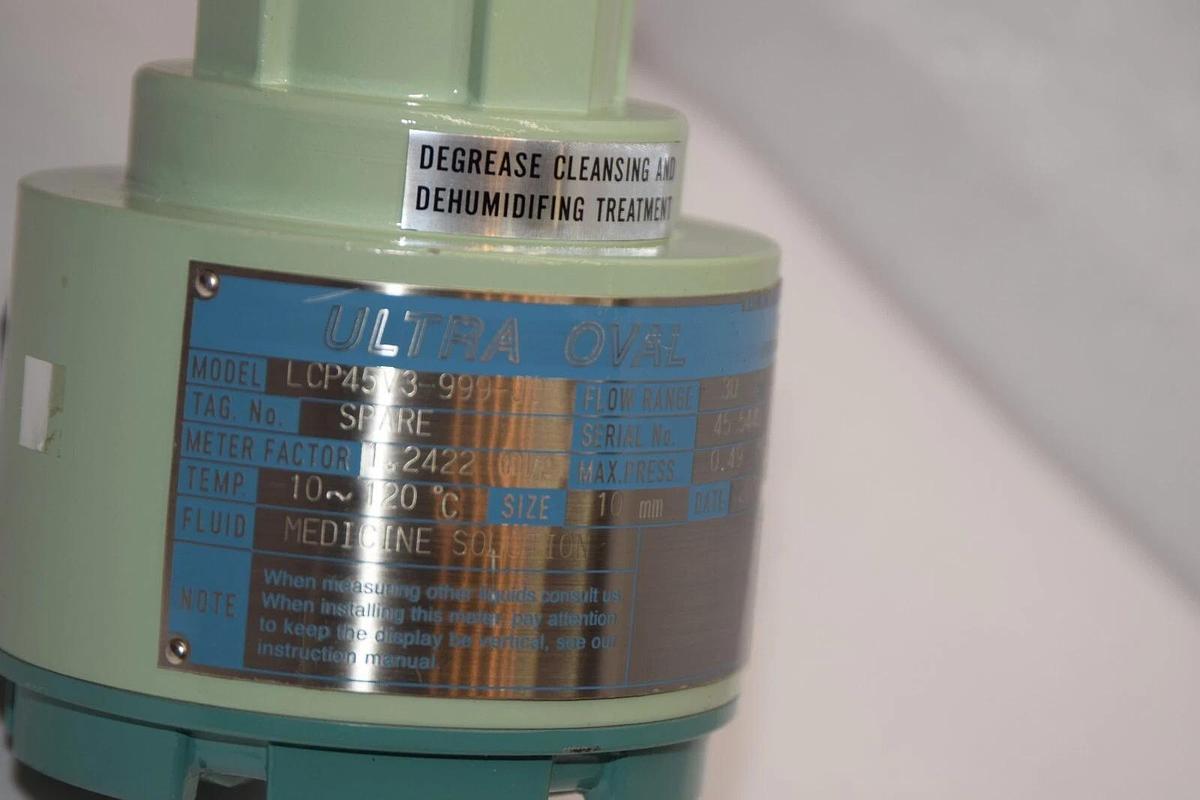 (NEW) ULTRA OVAL LCP45V3-999-J0 10mm 0.49MPa Stainless S/S Flow Meter