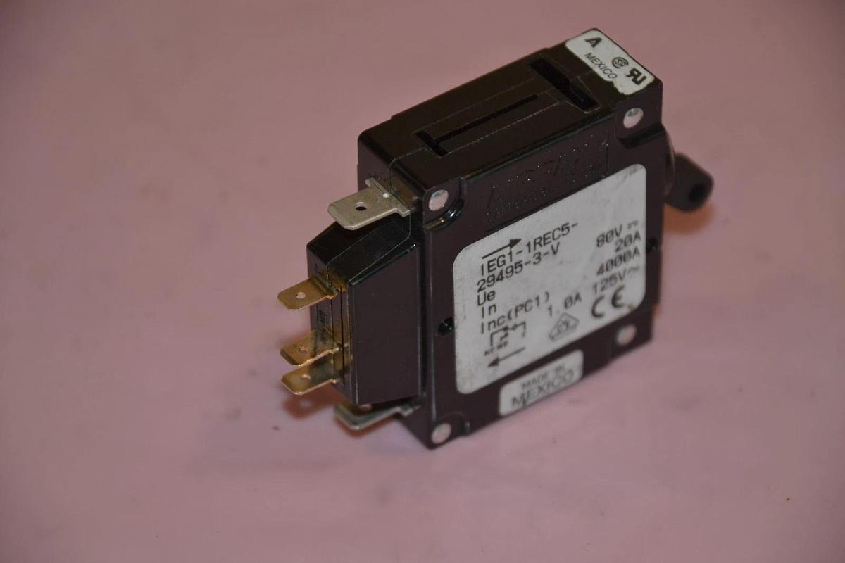 Lot of 7 AIRPAX Breaker IEG1-1REC5-29495-3-V 25A 25 amps NEW