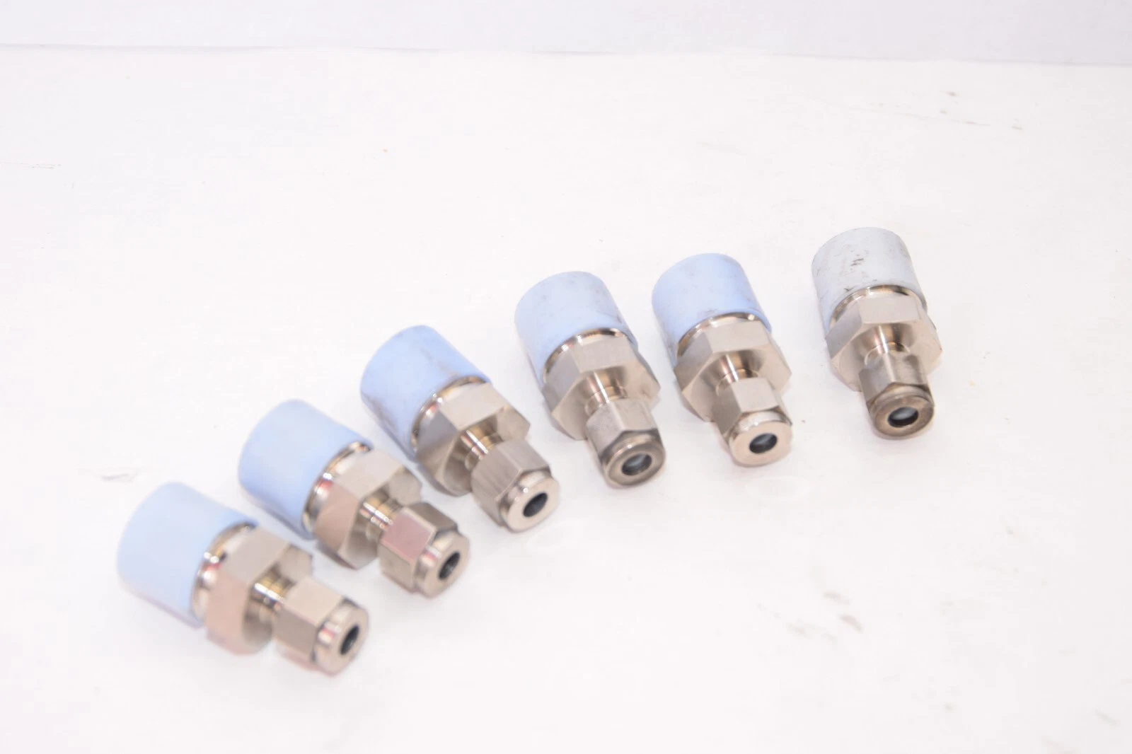 (NEW -Lot 6) SS316 SS 316 1/4" x 1/2" NPT Nylon Straight Connector