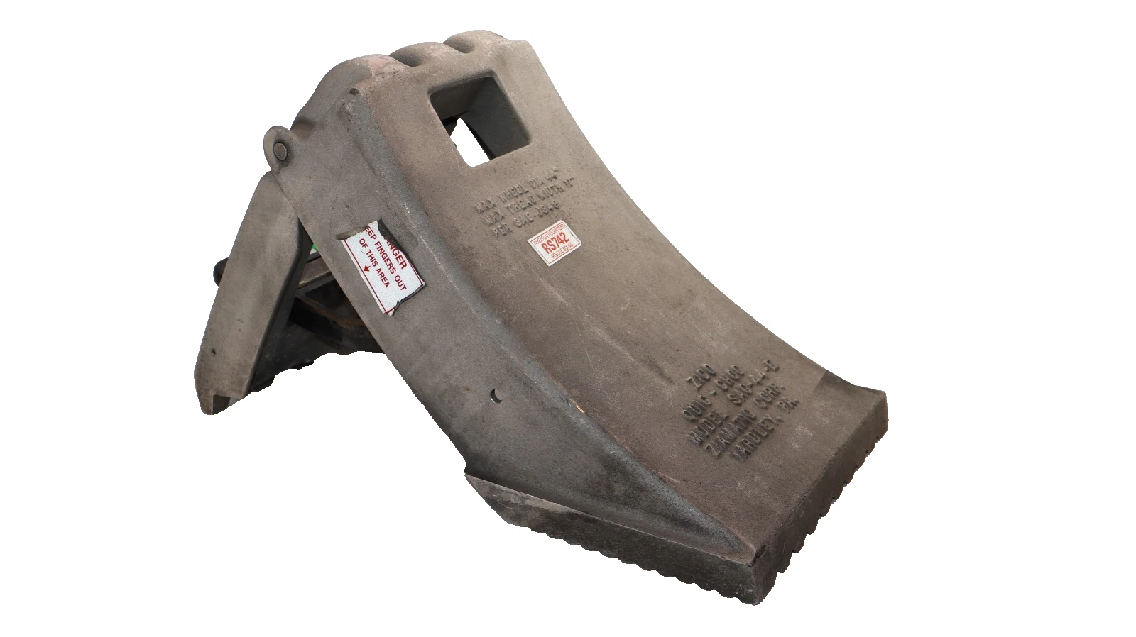 Used Zico Aluminum Quic-Choc Large Truck Wheel Chock SAC-44-E SAC44E max 44" dia