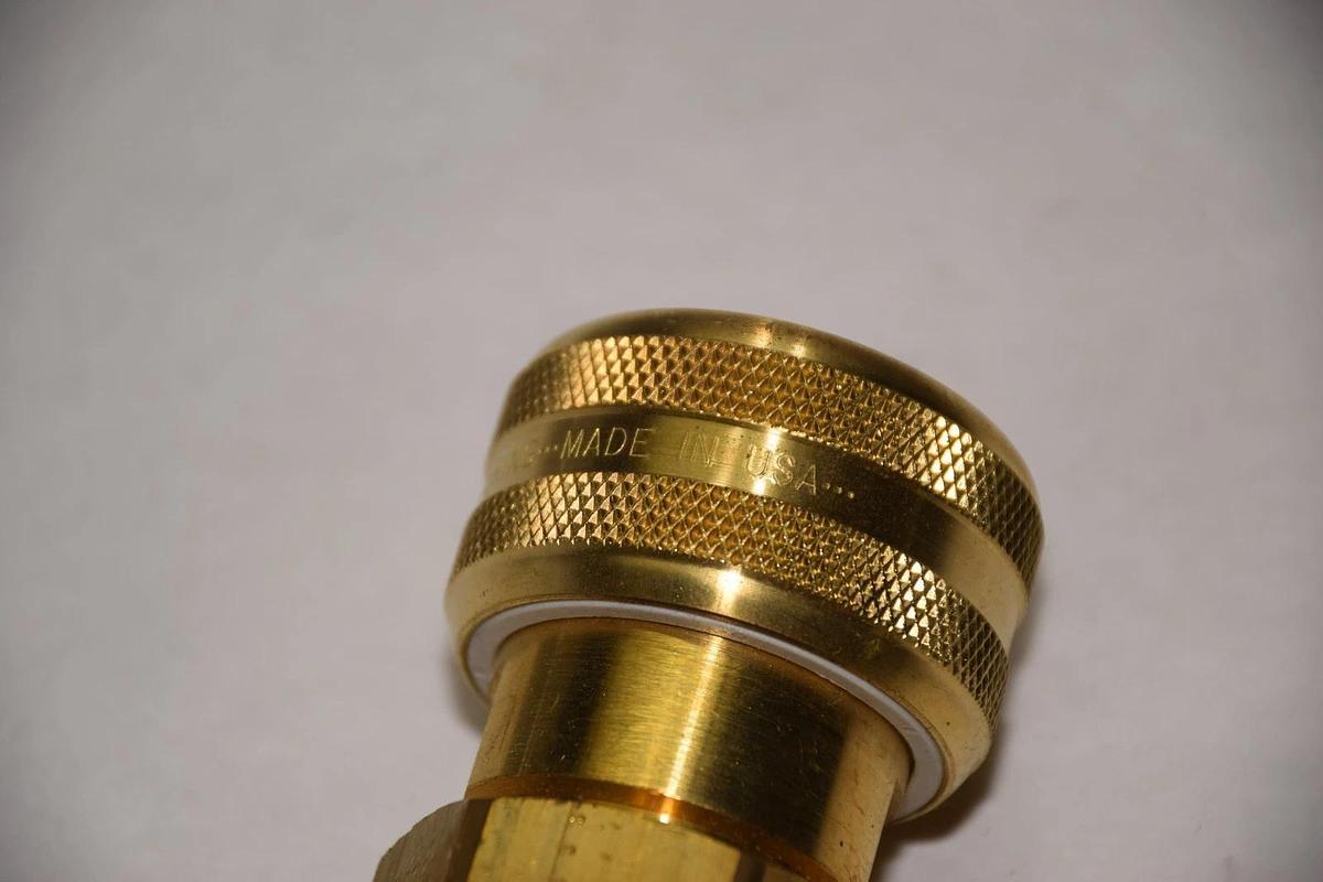 FOSTER FM6606 3/4" (made in USA) Quick Disconnect 1-Way Automatic 6606 1" fpt