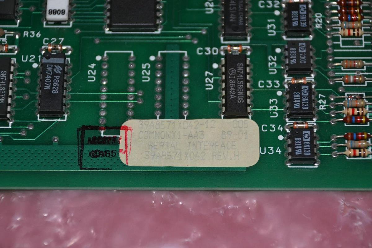 Used FISHER ROSEMOUNT SERIAL INTERFACE COMMONX1-AA3 39A8571X042-12 COMMONX1 AA3