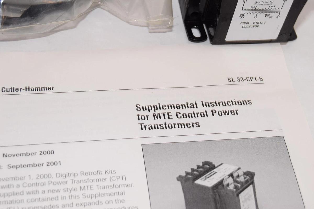 Cutler-Hammer DIGITRIP RMS RETROFIT KIT /CPT AUXILLARY KIT 9A10037G01 (NEW)