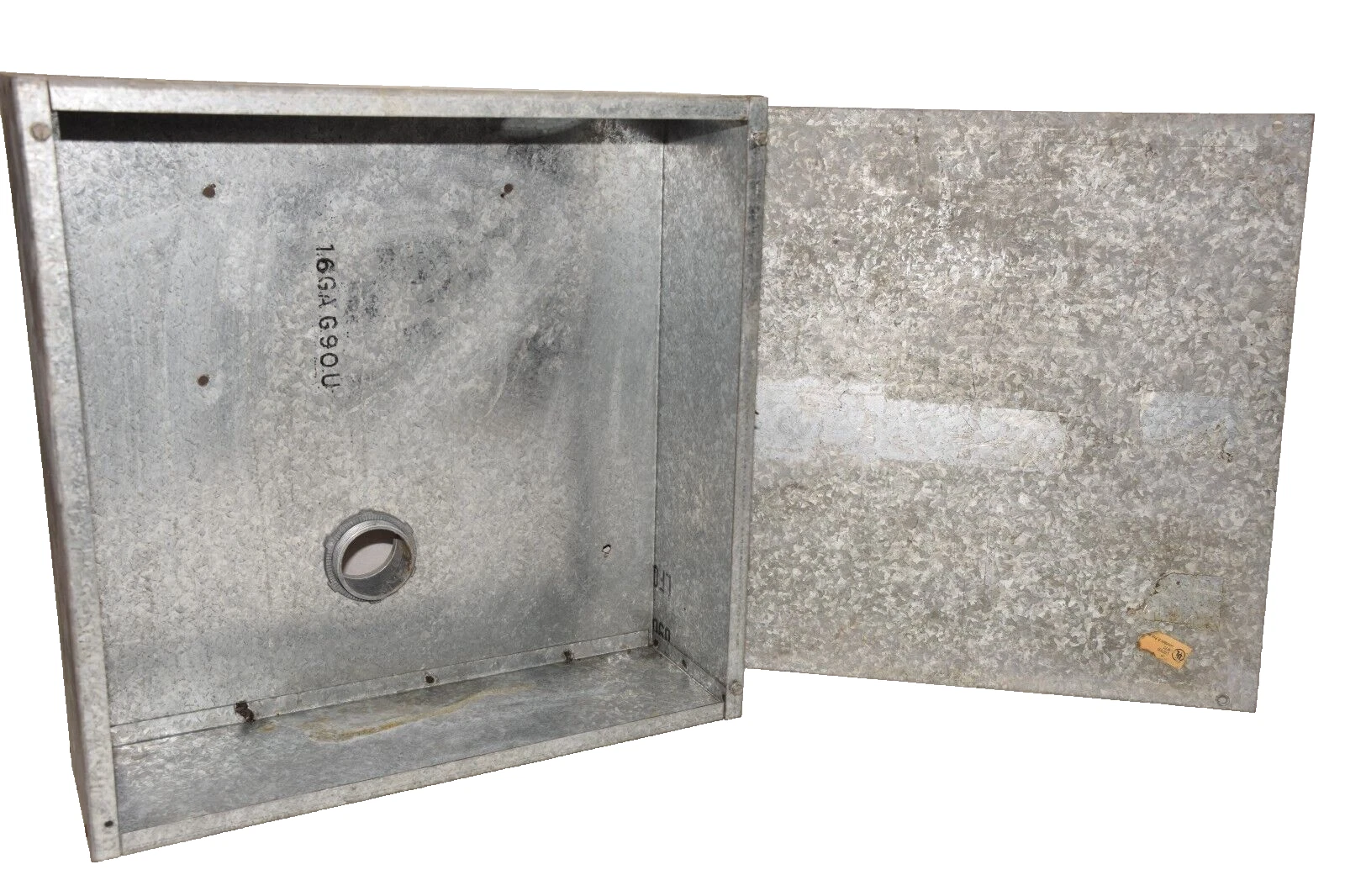 Used Galvanized Enclosure 16GAG90U 18" x 18" x 6" , 16 Gauge, Type 1