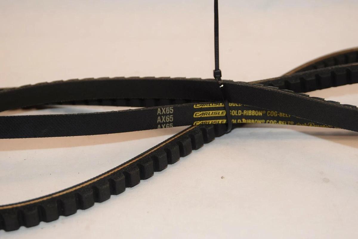 (NEW) CARLISLE AX65 Gold-Ribbon Cog-Belt