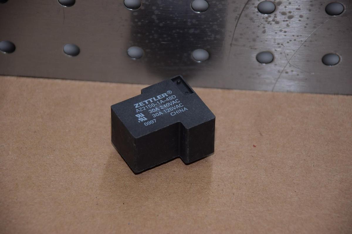 Used ZETTLER AZ2150-1A-48D AZ21501A48D 30A/240VAC 30A/125VAC RELAY