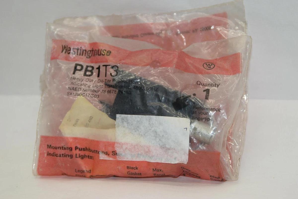 (NEW) WESTINGHOUSE PB1T3 Heavy Duty Oil-Tite Pushbutton