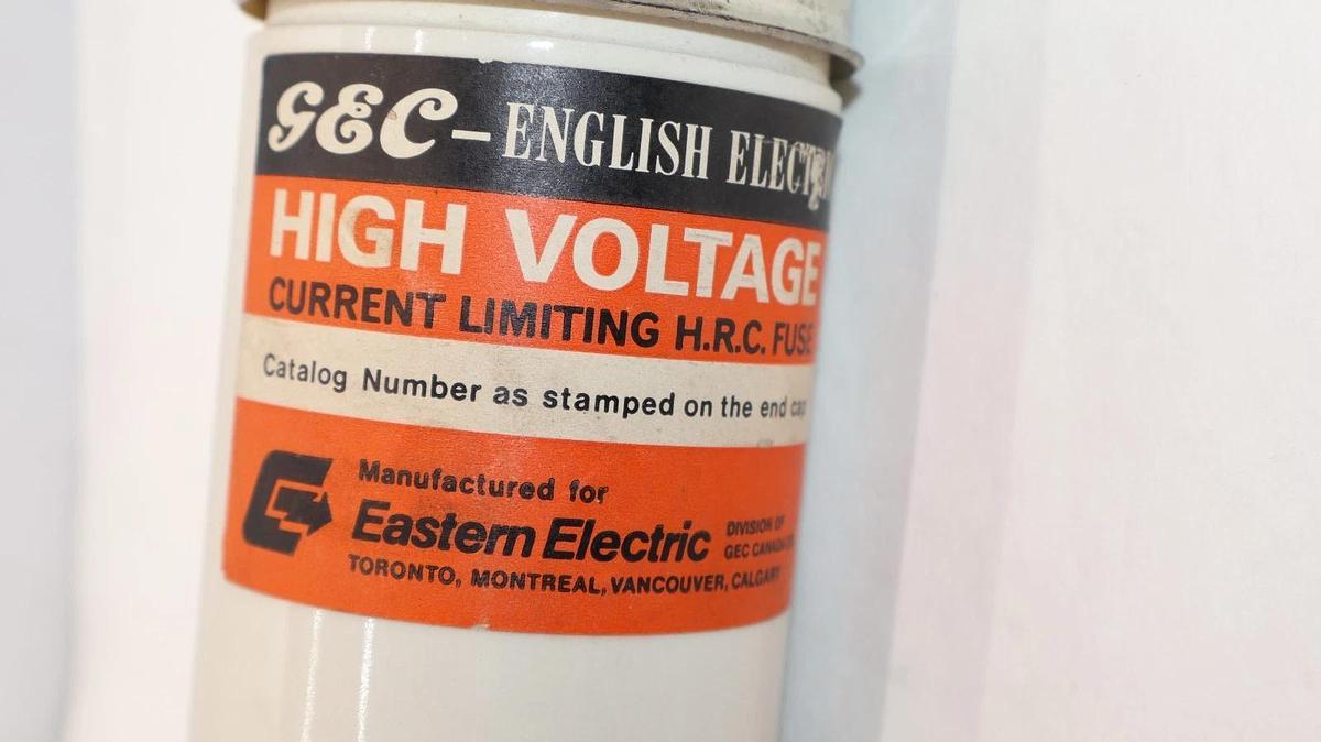 Used GEC STRIKER ENGLISH ELECTRIC FUSE KDAX 12R KDAX12R 230A 230 AMP 5500v