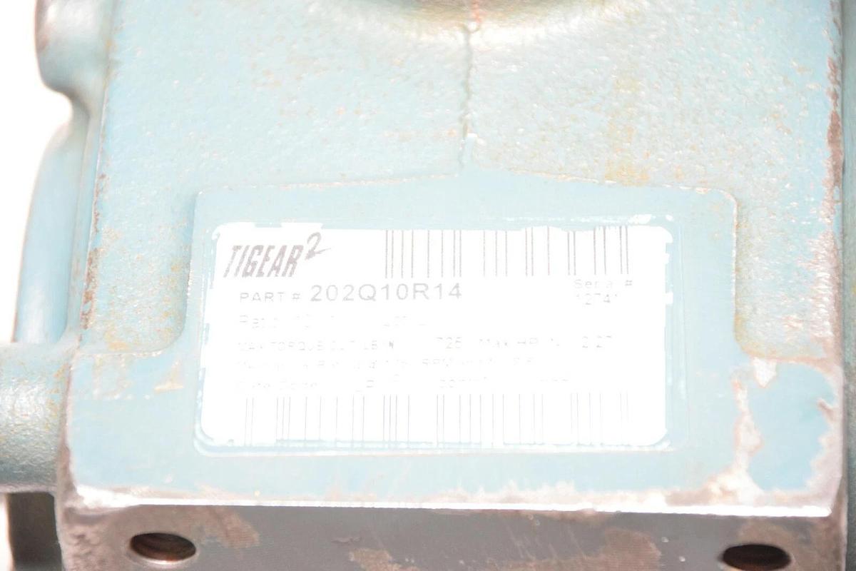 DODGE TIGEAR Worm Gear Speed Reducer 202Q10R14 10:1 ratio gear box (New)