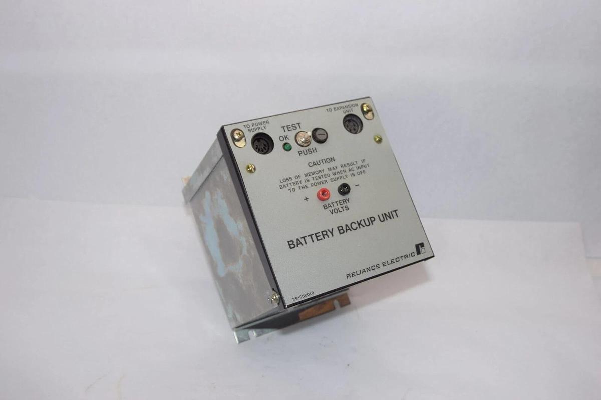 Used RELIANCE ELECTRIC 610293-5A Battery Backup Unit *No Battery*