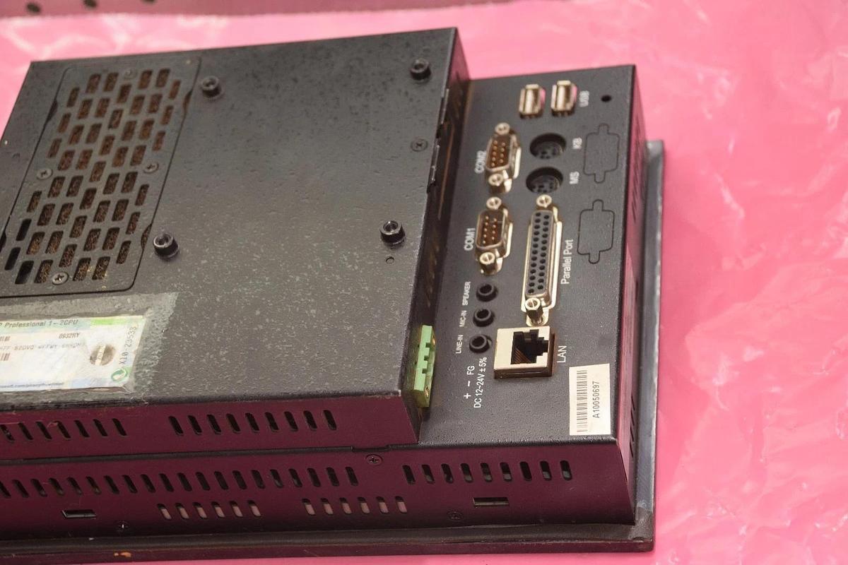 Used APLEX AHM-6085-95 8" INDUSTRIAL FANLESS TOUCH PANEL COMPUTER sold ASIS