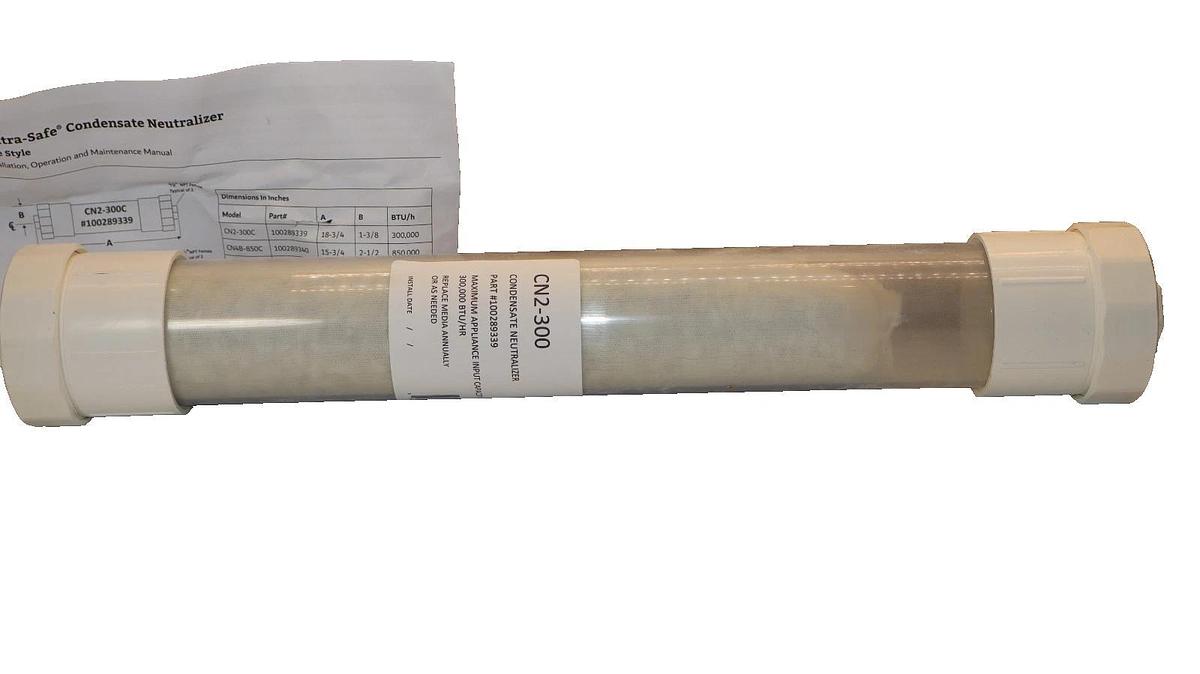 Neutra-Safe Condensate Neutralizer Tube Style CN2-300 CN2-300C 100289339 (New)