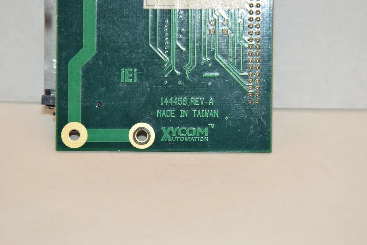Used XYCOM AUTOMATION 144458 REV.A E157875 94V-0 CIRCUIT BOARD