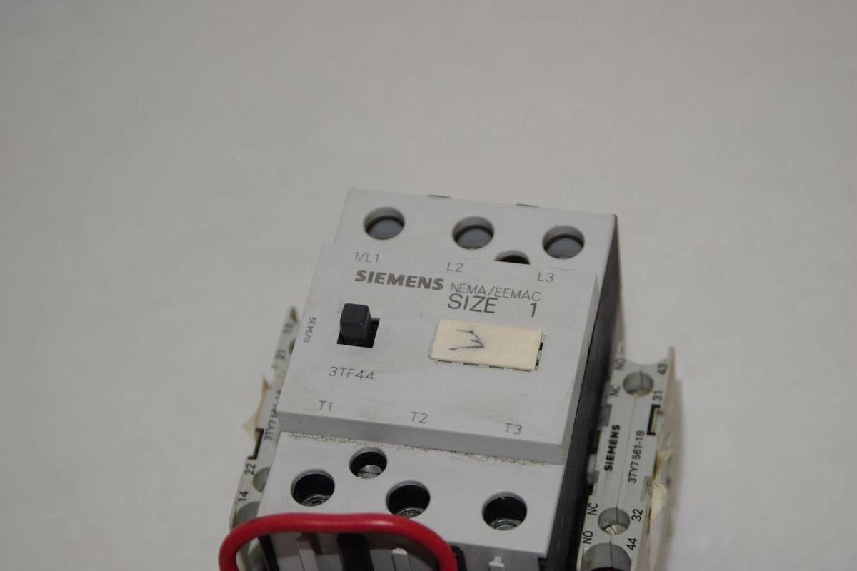 Used SIEMENS Size Sz 1 Starter 3TF4422-0A..1 110-120v coil  Relay 3UA55 00-1B* 1,25-2