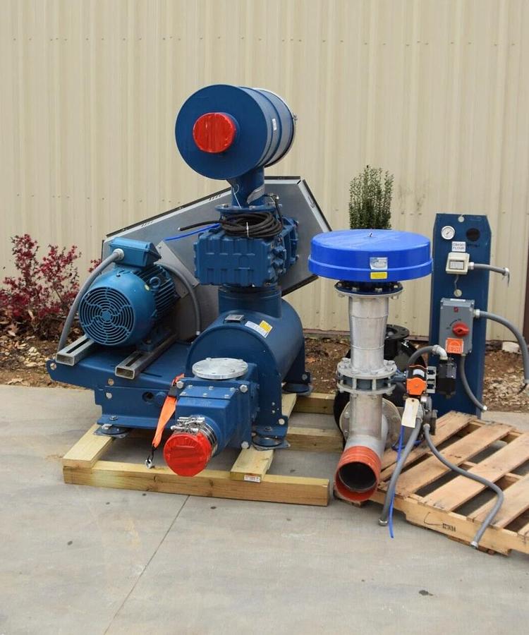 Used Aerzen GM35S Positive Displacement Rotary Lobe Industrial Blower Booster GM-35-S