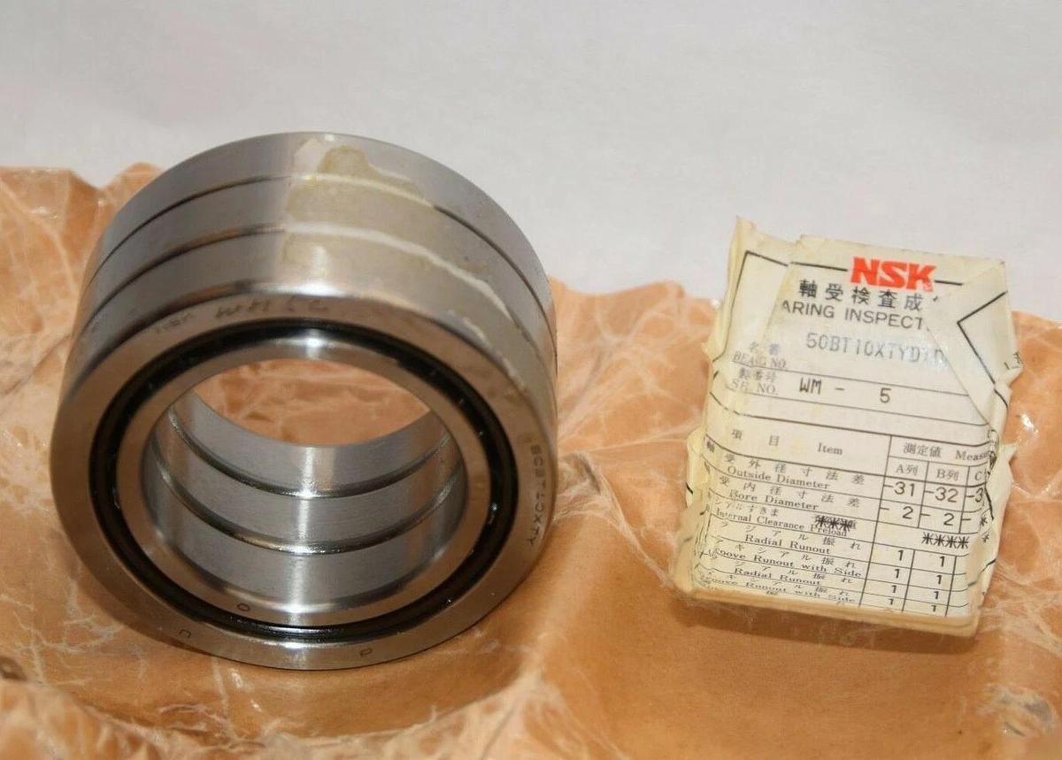 (NEW) NSK 50BT10XTYDTDP4A 50BT10XTY 50BT WM-5 Precision Spindle Bearing