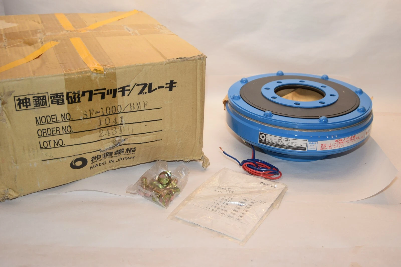 (New) SHINKO ELECTRIC SF-1000/BMF SF 1000 SF1000 24V 31W CLUTCH BRAKE SF1000BMF