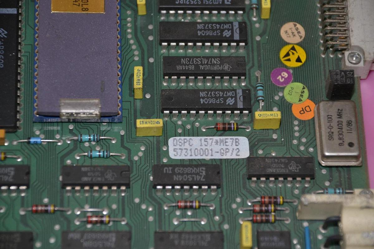 Used ABB ASEA CIRCUIT BOARD CARD DSPC157 DSPC 157 ME7B 57310001-GP/2 2668 184-238/1