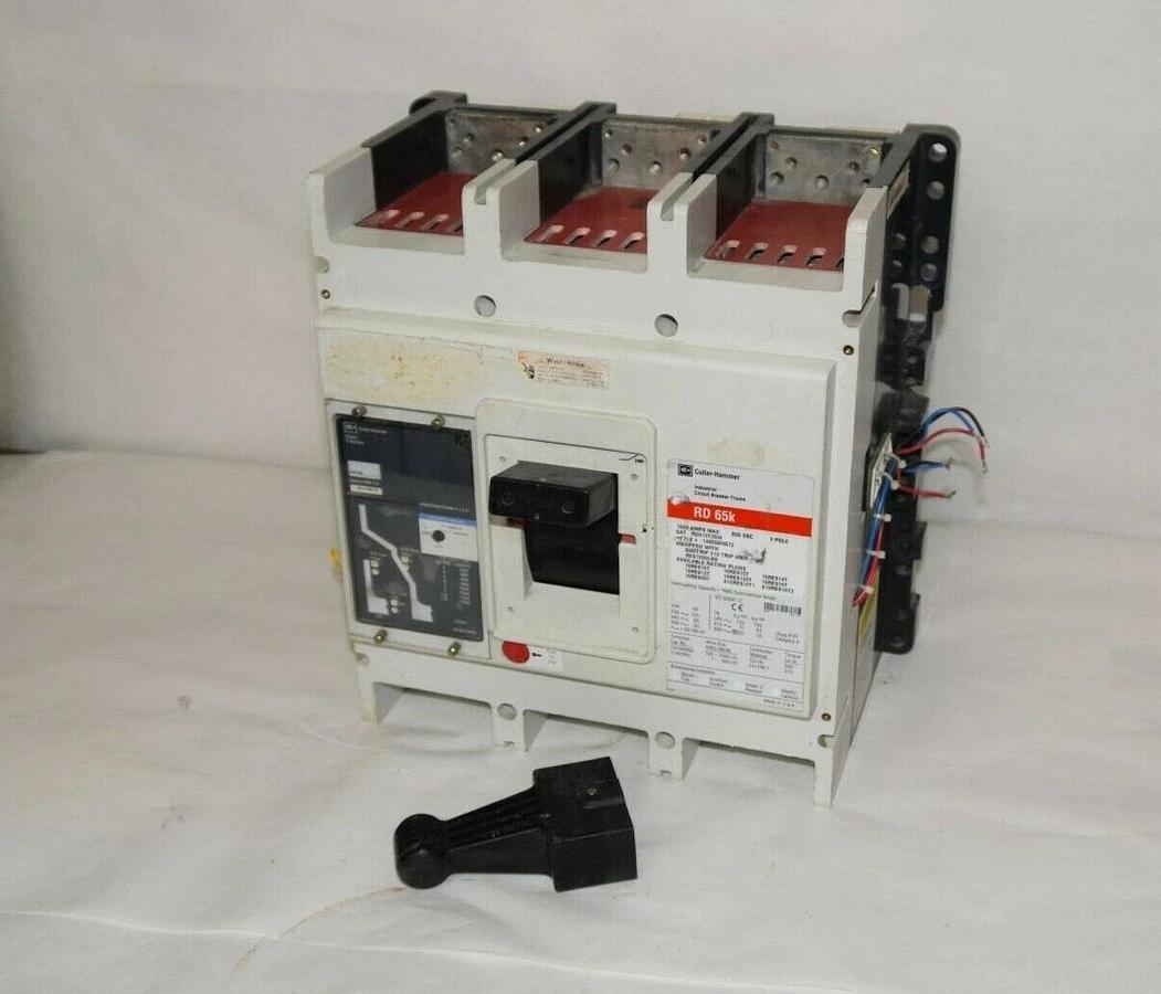 Used Cutler Hammer RD 3 pole 1600 amp RD316T35W Circuit Breaker RD316T35W RES1600LSG