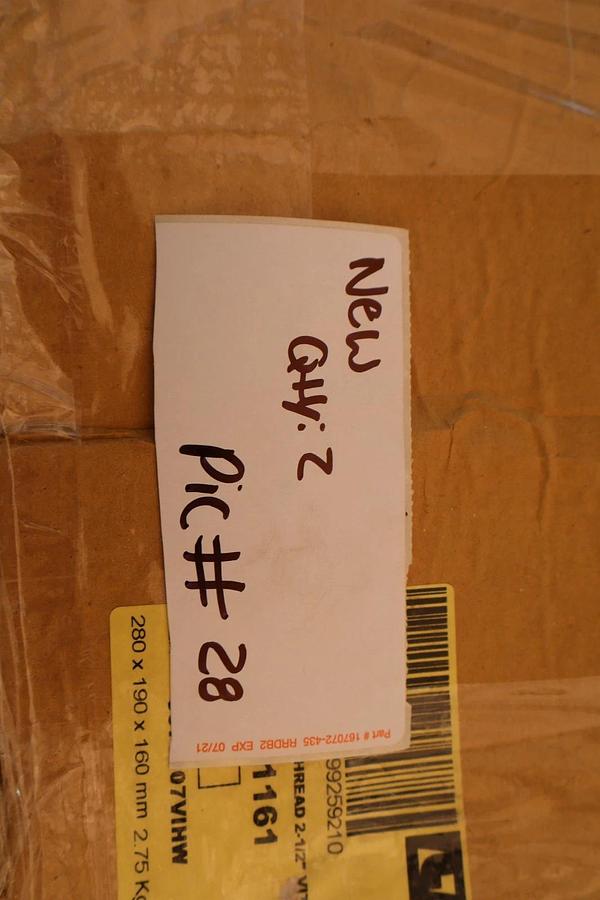CEPEX Hayward 2-1/2" Ball Valve T/U Thread 2-1/2" Viton PVC 2.5" CPX21161 (NEW)