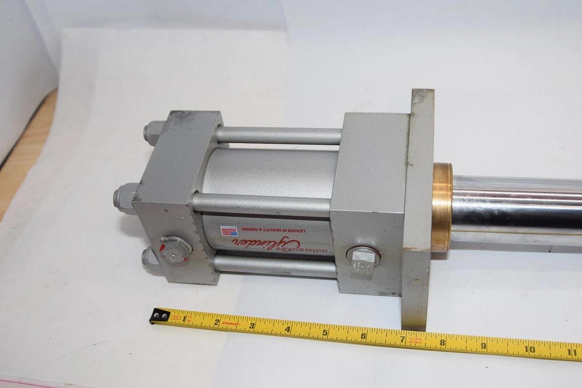 (NEW) MILWAUKEE CYLINDER H-31 2.5" Bore 2" Stroke 3000psi Hydraulic Cylinder