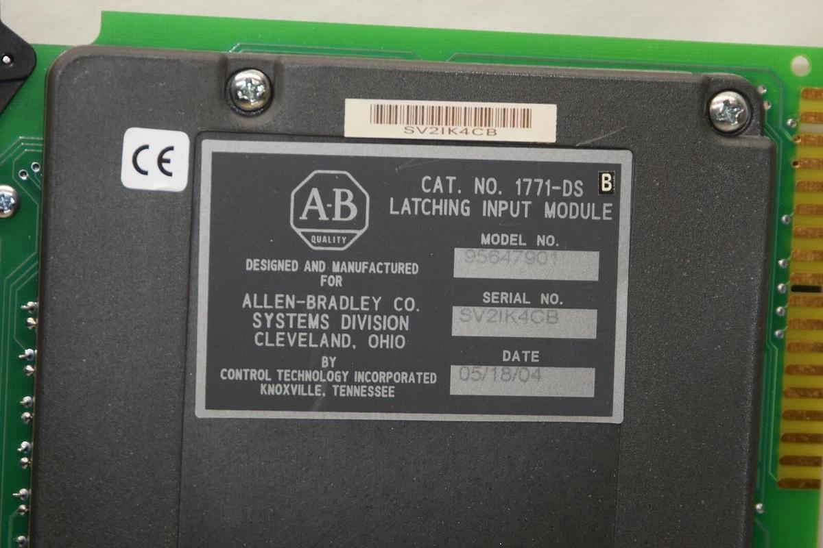 Used ALLEN BRADLEY 1771-DS 1771DS 95647901 Latching Input Module