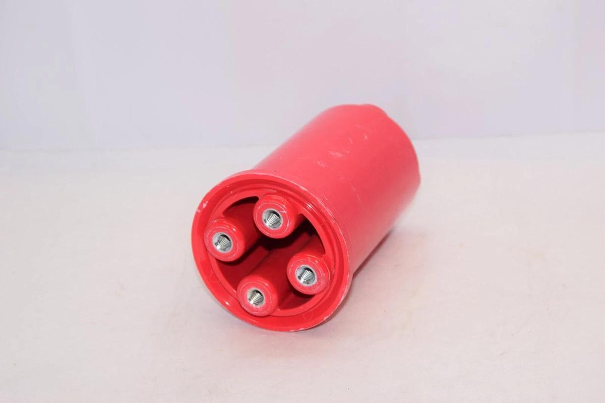 (NEW) 686C15G01 1051345 Indicator Standoff Fuse Red Poly Isolator 3/8"x16