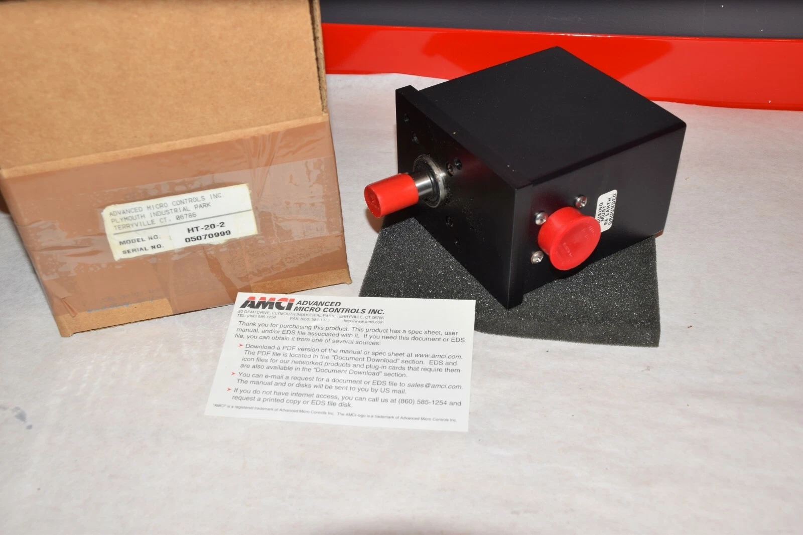 (New) AMCI Geared Resolver Transducer HT-20-2 Advanced Micro Control HT-20-20