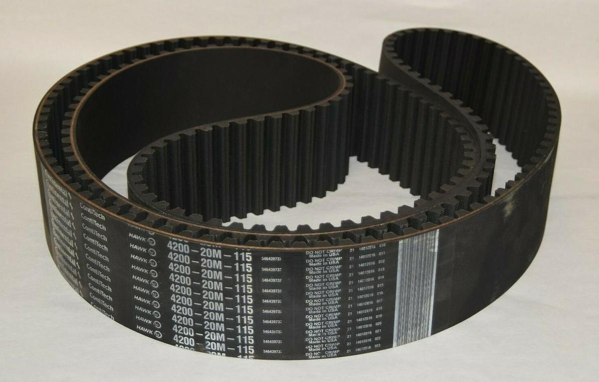 (NEW) CONTINENTAL 420020M115 4200-20M-115 4.5" Wide Hawk PD Timing Belt