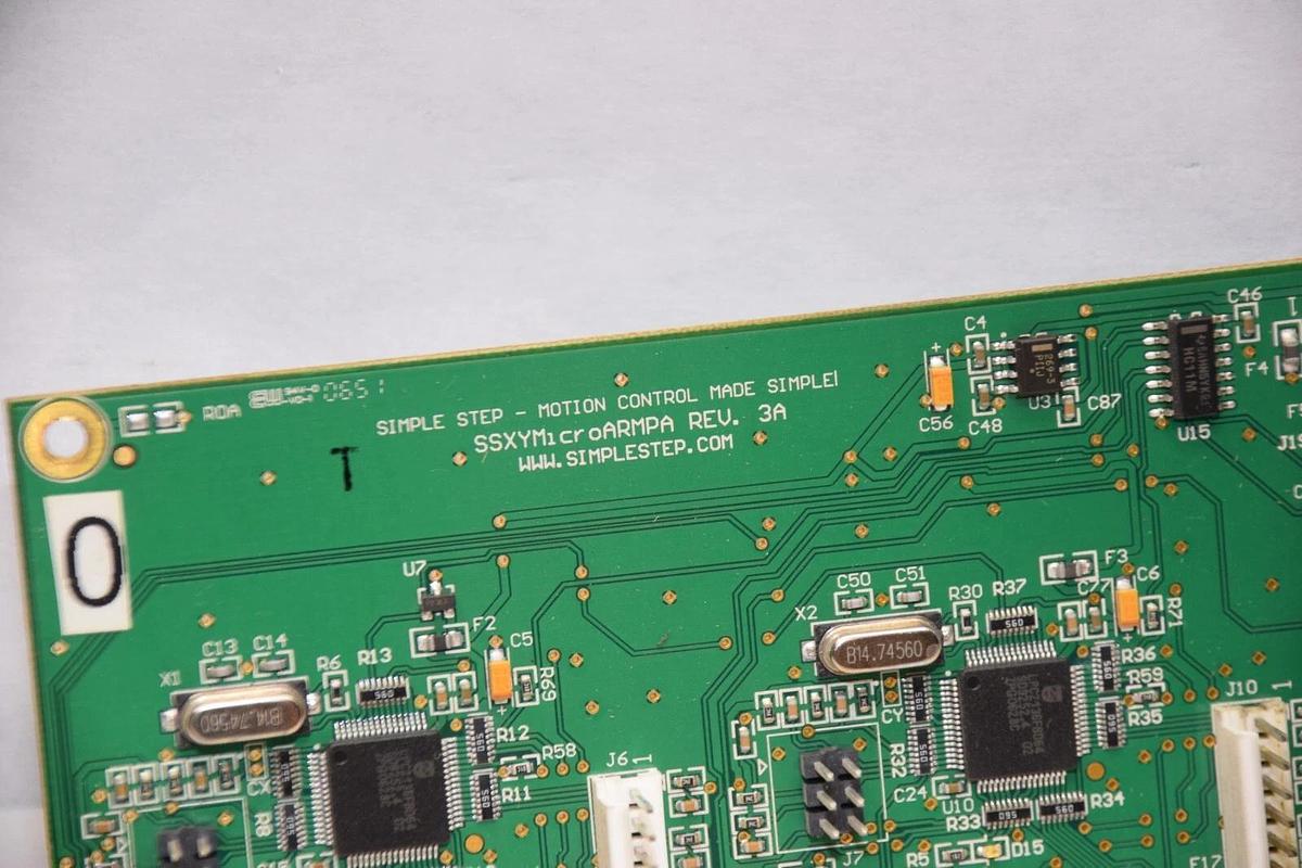 Used SIMPLE STEP SSXYM1croARMPA Rev 3A , 023013-1-1 Motion Control Board
