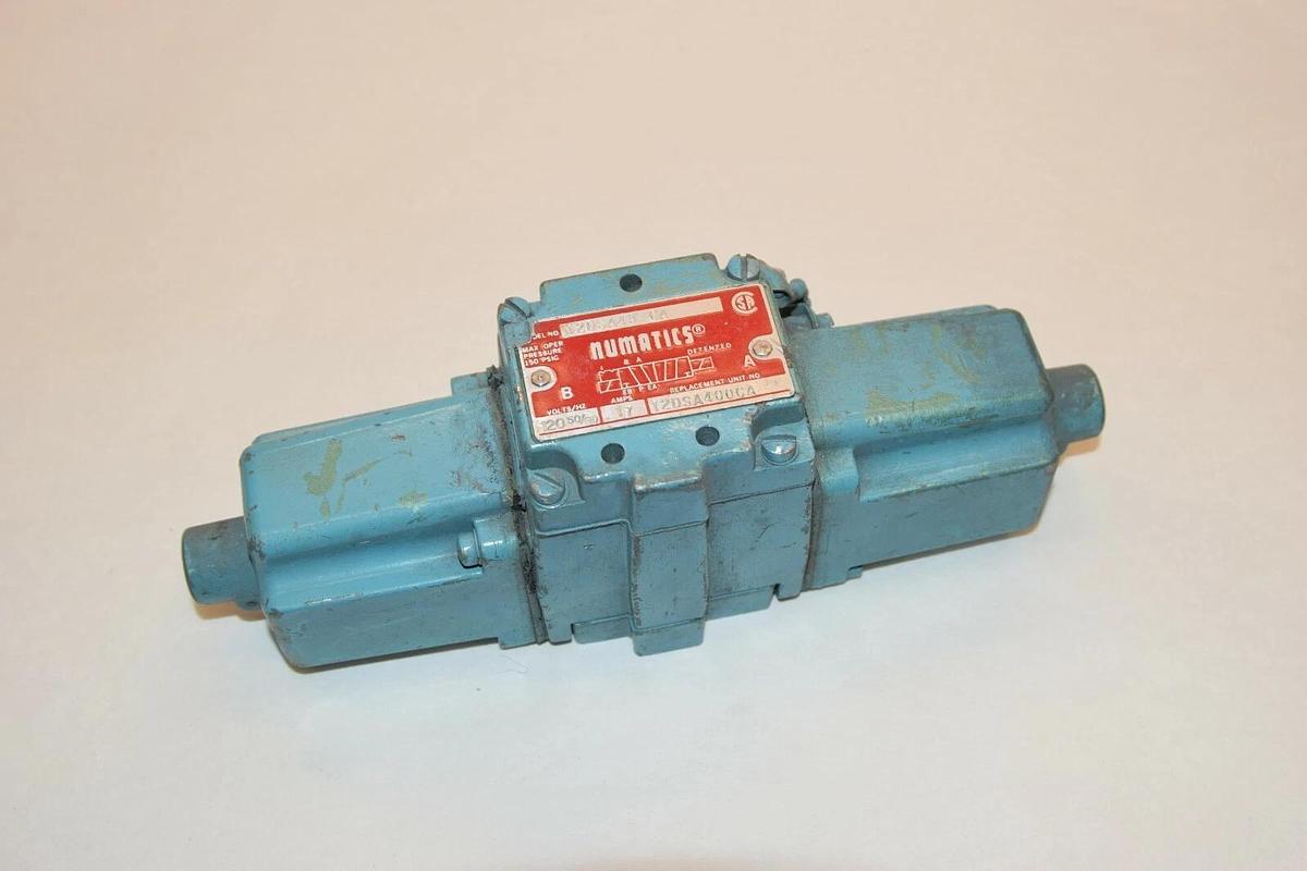 Used NUMATICS 12DSA431CA 12DSA400CA 120V 17A Solenoid Control Valve
